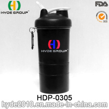 400 ml neu tragbare Kunststoff Sport Protein Shaker Flasche (HDP-0305)